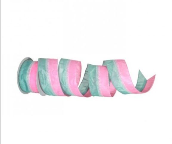 Pastel Candy Stripe Ribbon, 2.5 x 10 yards, Pink and Green – Love That  Ribbon